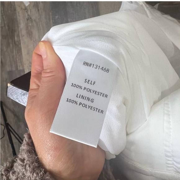 🌟NWT VICI collection belted high waisted wide leg pants/trousers, white, size M - Picture 7 of 10